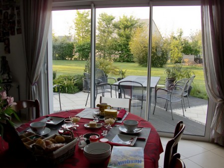 la table du petit déjeuner 